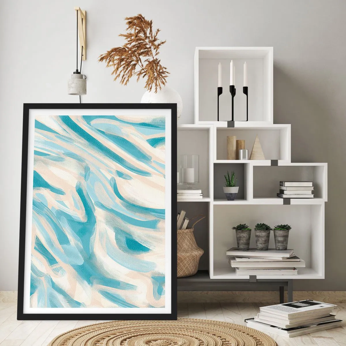 Plakat i sort ramme - Forårsbriser - 61x91 cm