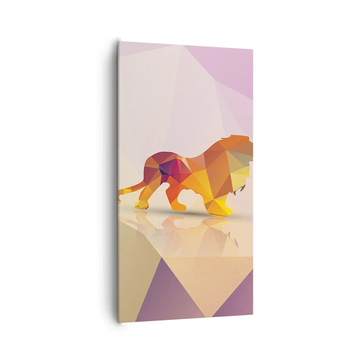 Lærredstryk - Billede på lærred - Diamantkongen - 65x120 cm