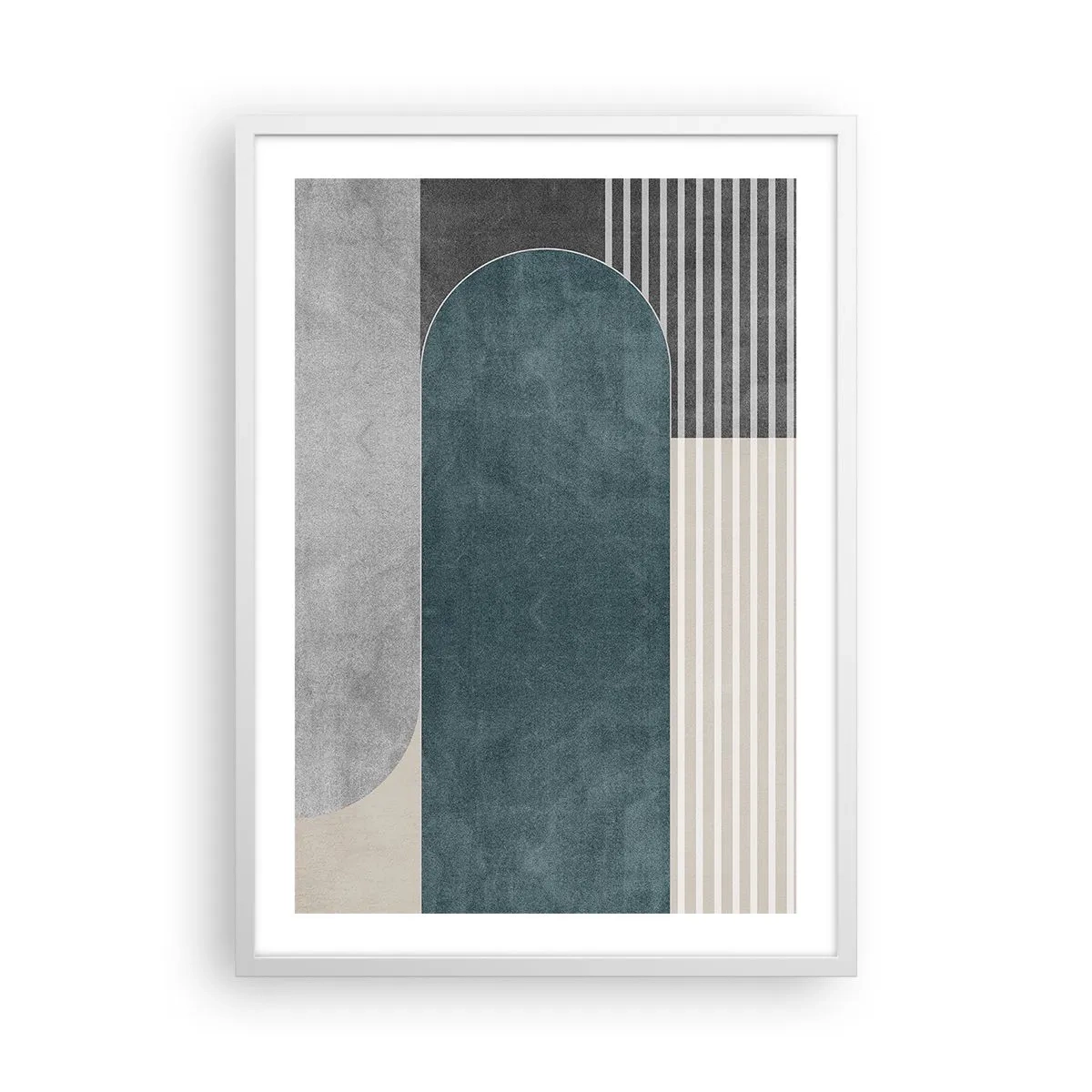 Plakat i hvid ramme - Horisontal komposition - 50x70 cm