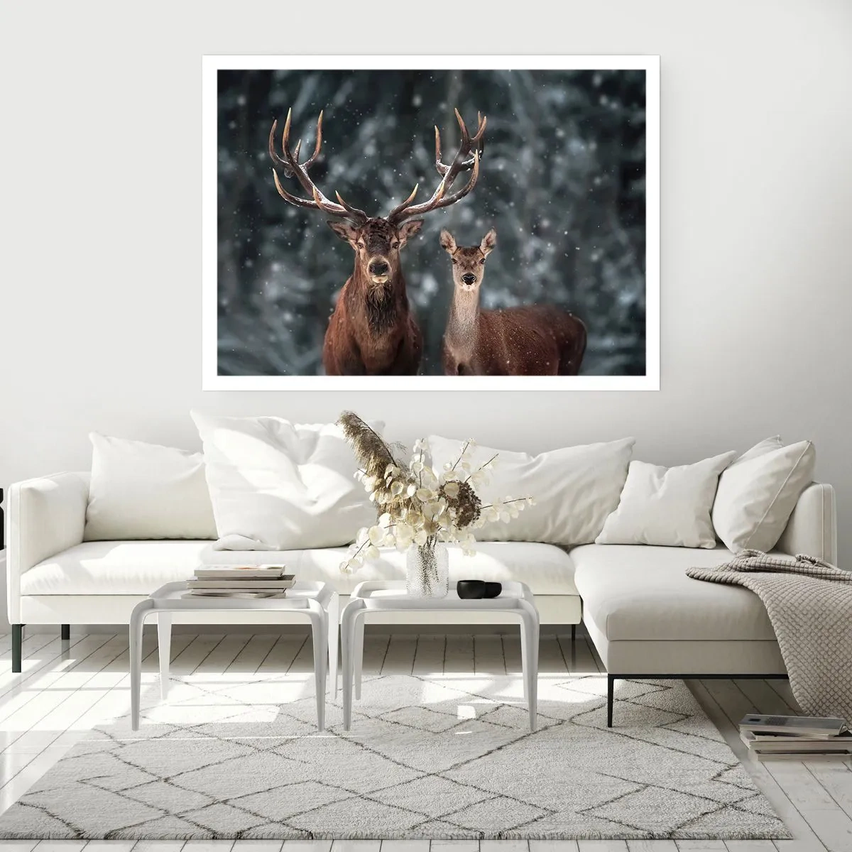 Plakat - Skovens herre og hans kone - 91x61 cm