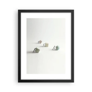 Plakat i sort ramme - Selve livet - 30x40 cm