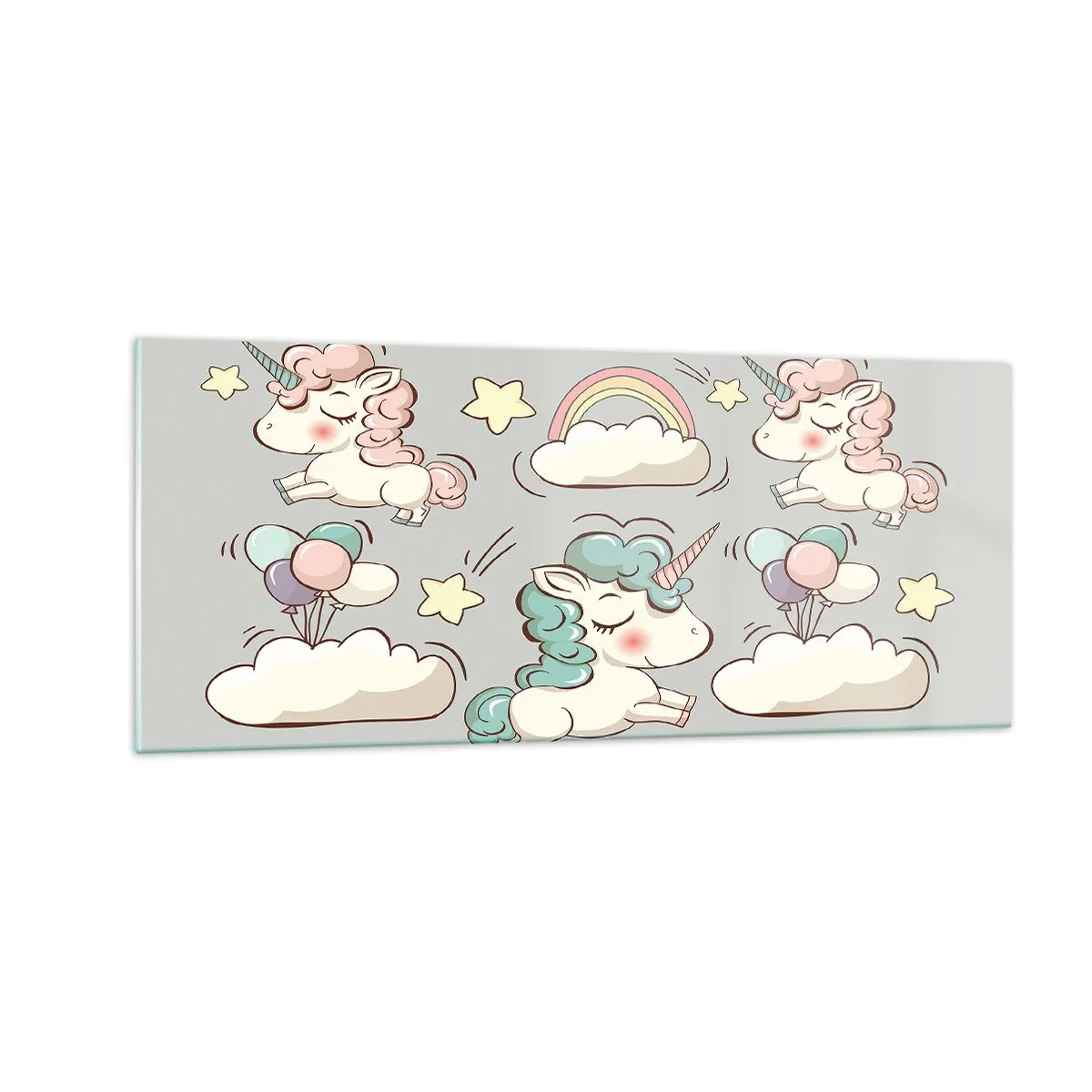 Billede på glas - Der er bestemt ... - 100x40 cm