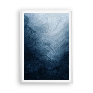 Plakat i hvid ramme - Ind i dybet - 70x100 cm