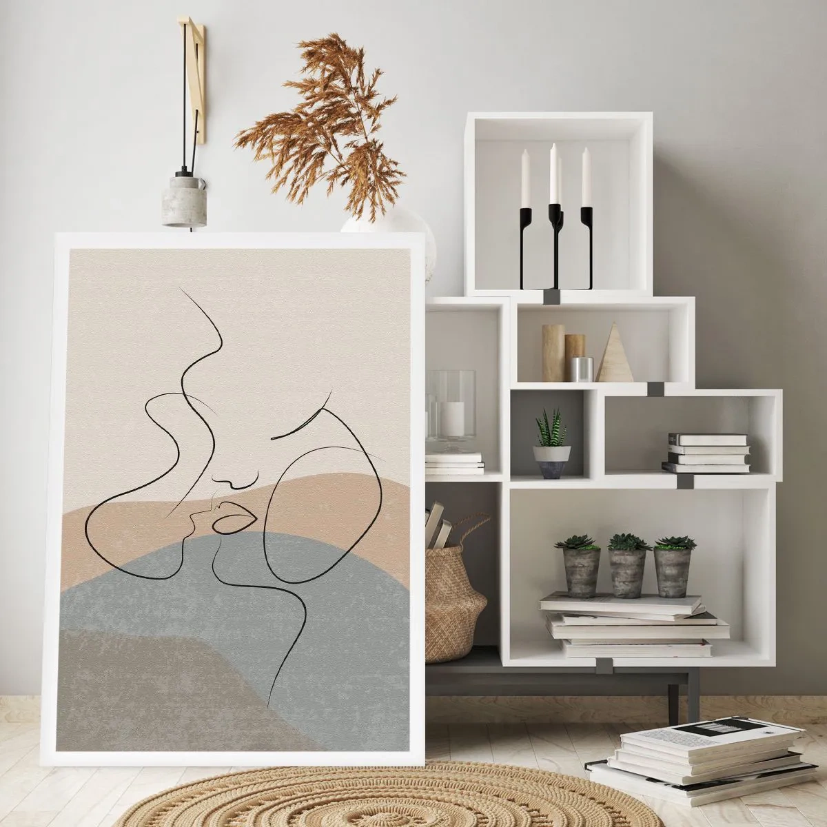 Plakat - Som et penselstrøg - 40x50 cm