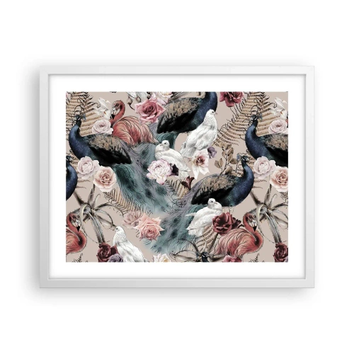 Plakat i hvid ramme - I paladsets have - 50x40 cm