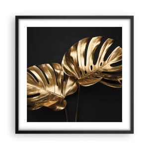 Plakat i sort ramme - Naturens skatte - 50x50 cm