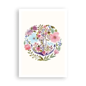 Plakat - En sømands gode nattesøvn - 70x100 cm