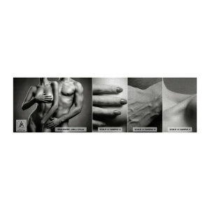 Prøve Fototapet Premium Canvas - Adam og Eva - Kvinde, Mand, Legeme - 100x30 cm