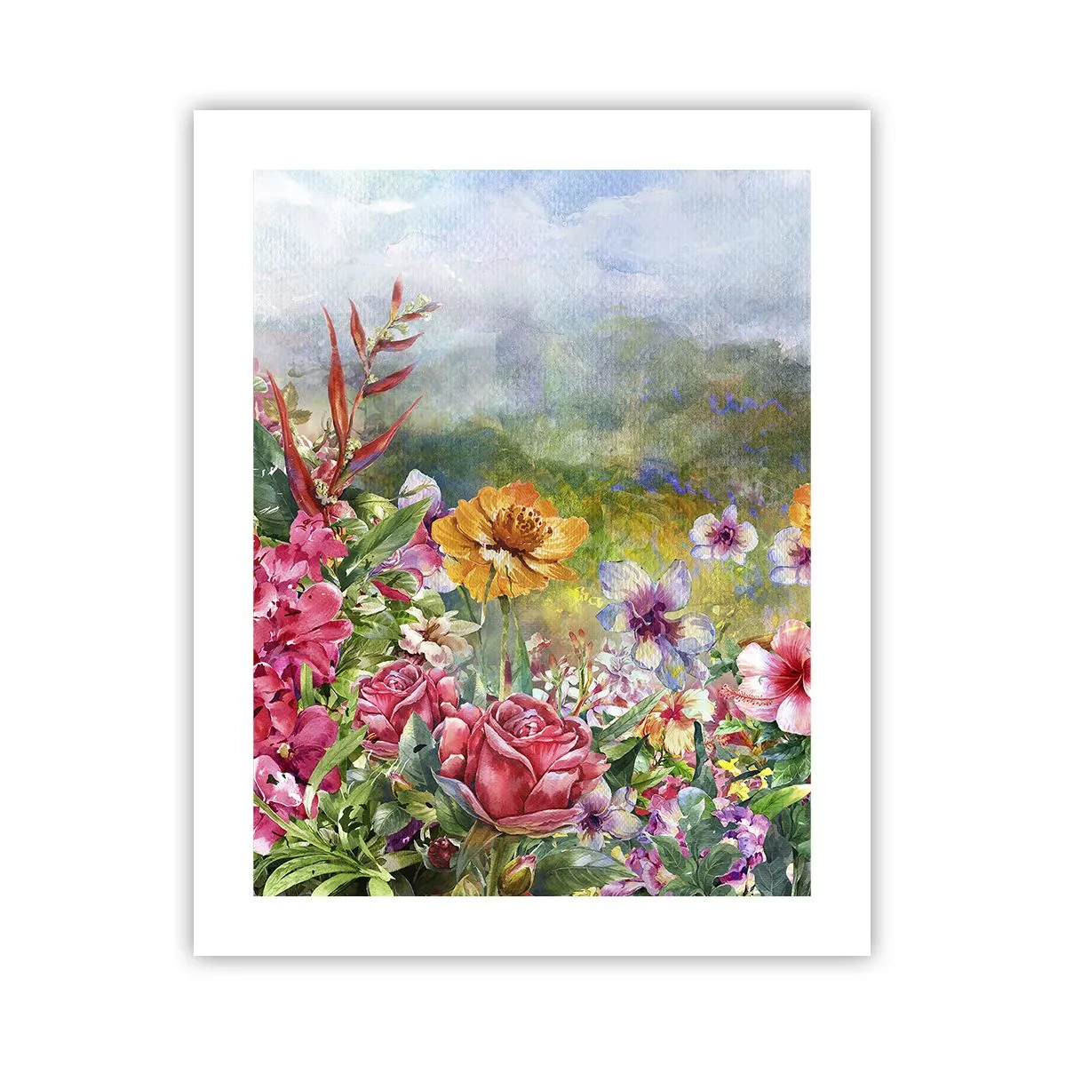 Plakat - En have, der er gået amok - 40x50 cm