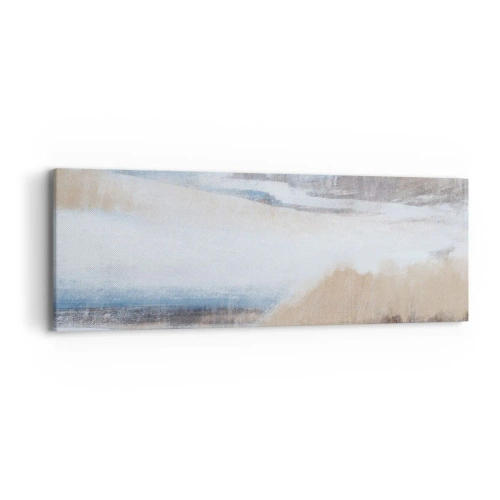 Lærredstryk - Billede på lærred - Vinterkomposition - 90x30 cm