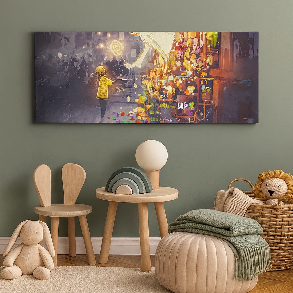 Lærredstryk - Billede på lærred - Hekseri eksisterer - 30x30 cm