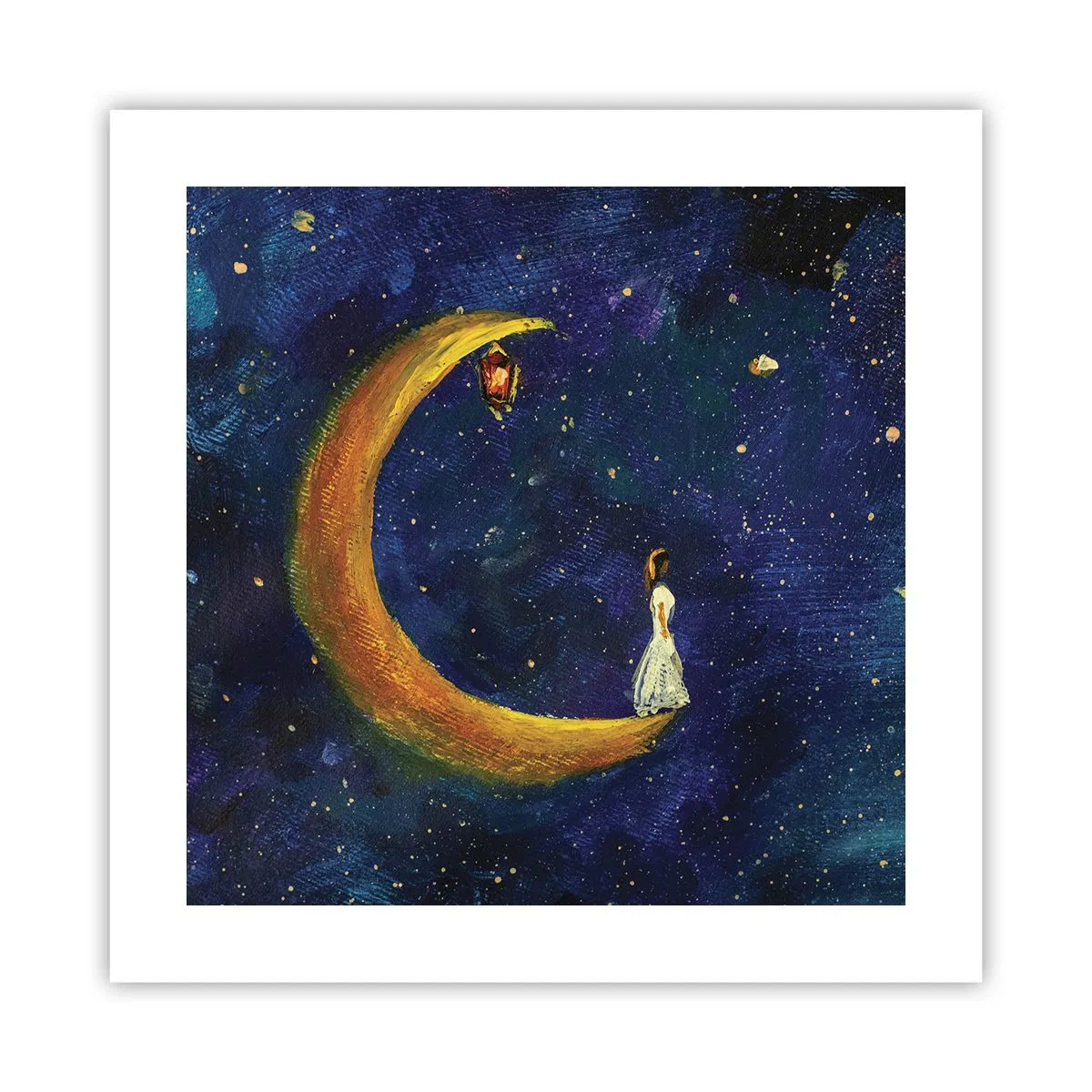 Plakat - Kald på verden - 40x40 cm