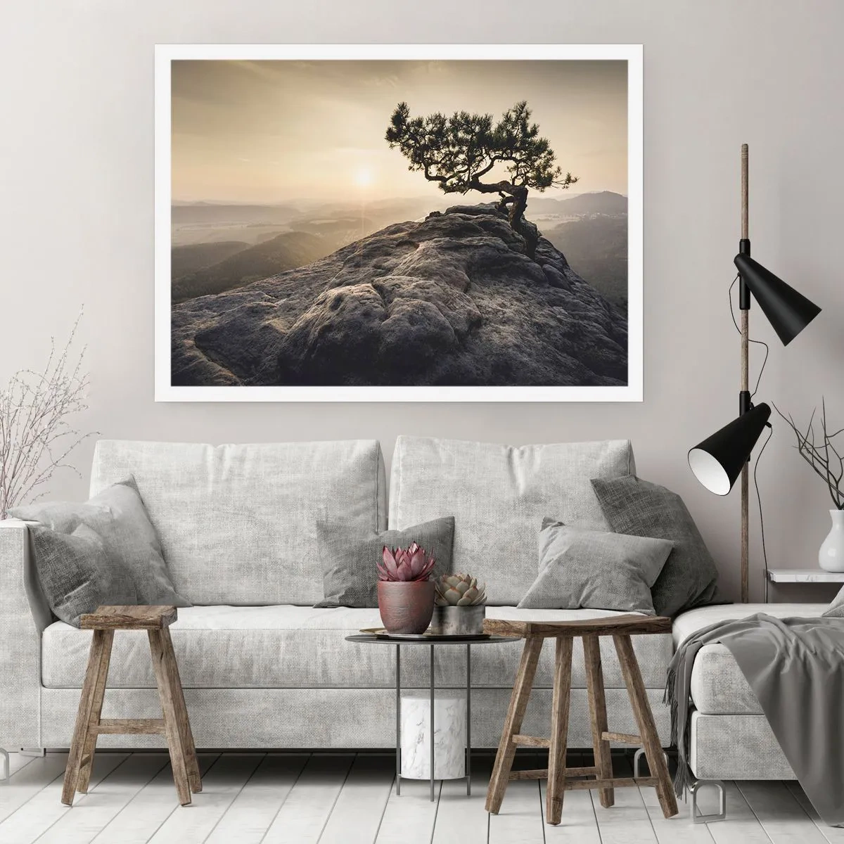 Plakat - Livet vinder altid - 70x50 cm