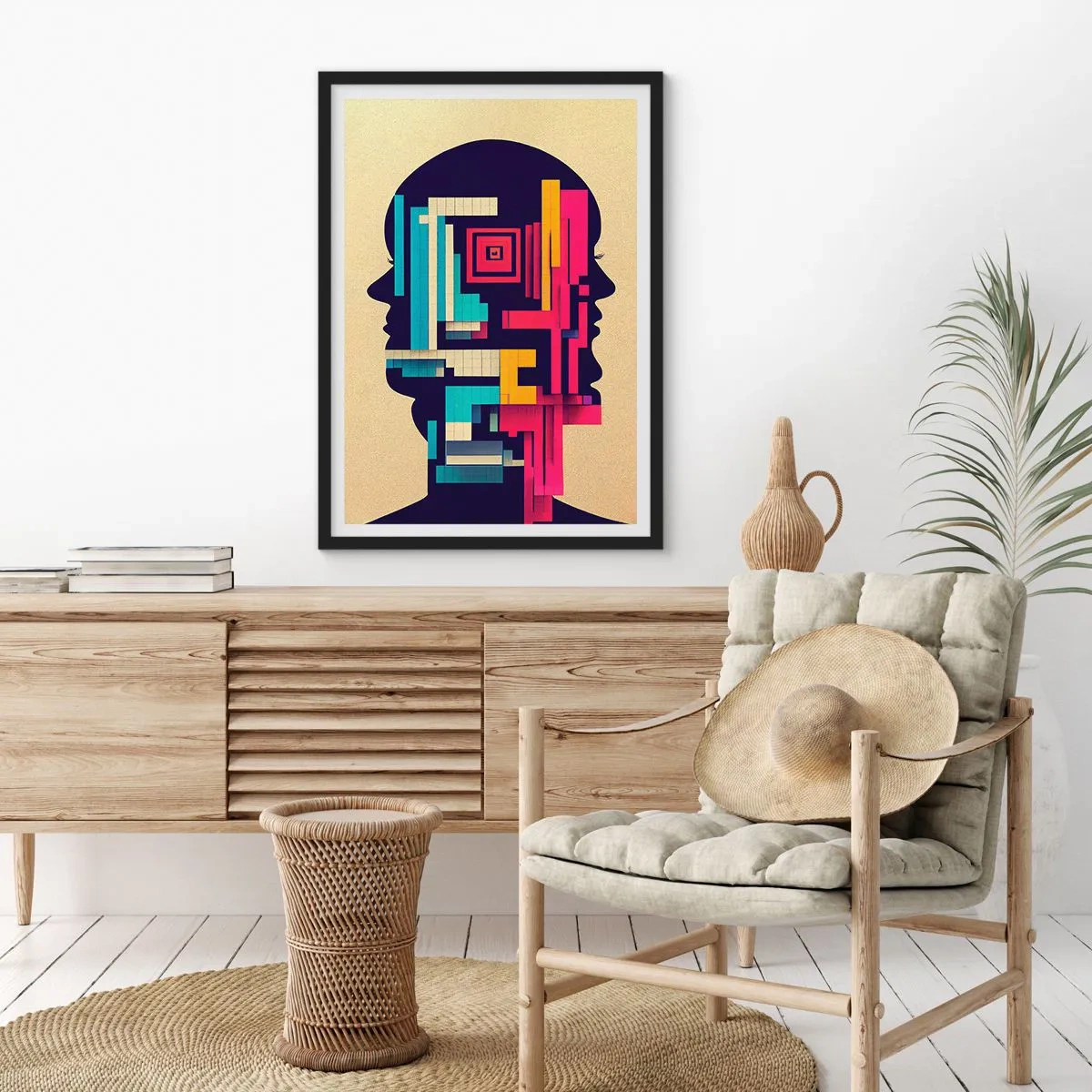 Plakat i sort ramme - Nye slips - 70x100 cm