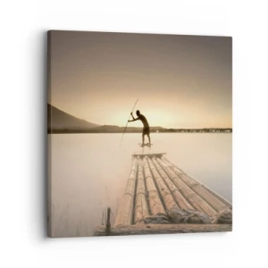 Lærredstryk - Billede på lærred - Før du hviler - 30x30 cm