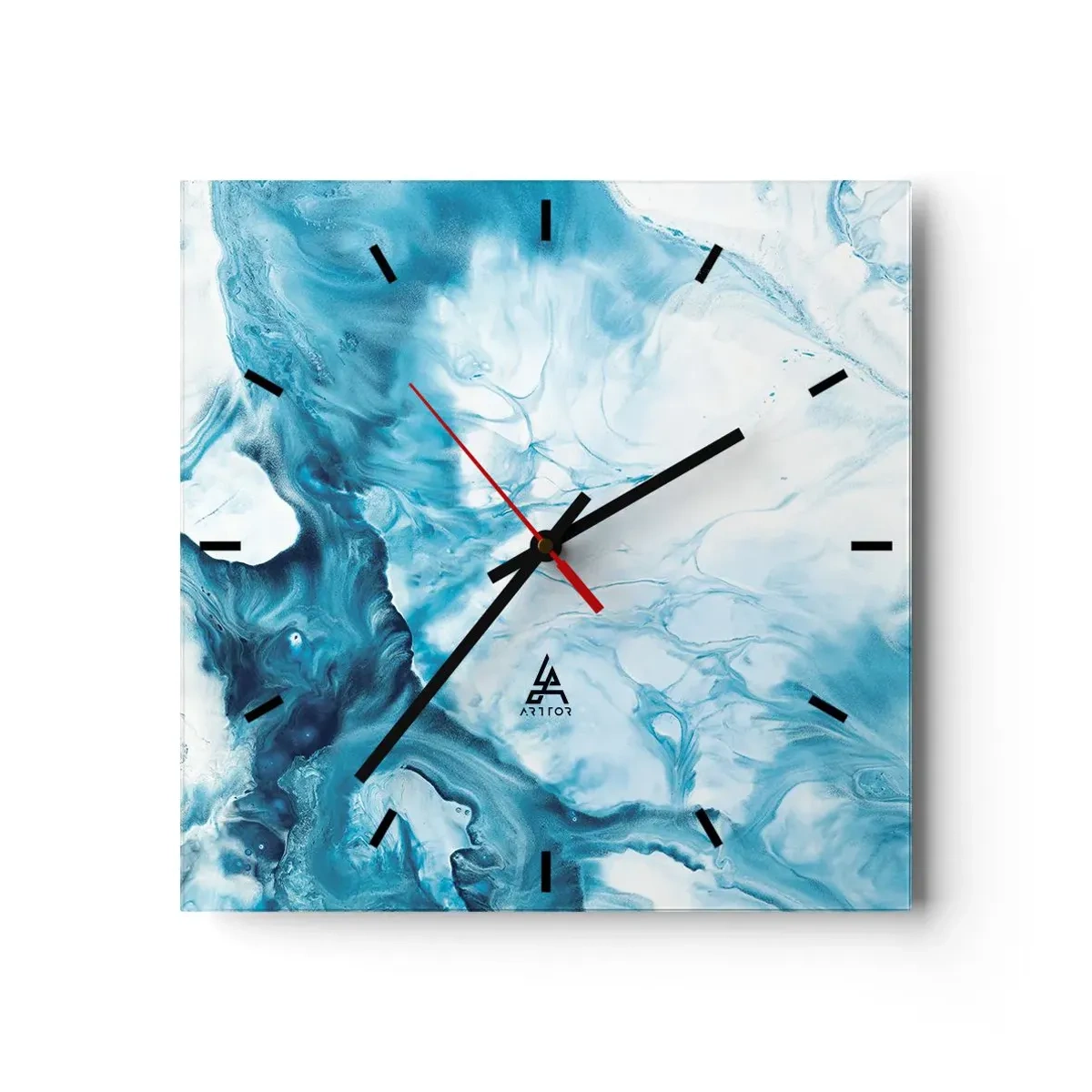 Vægur, Uret - Blå koncert - 30x30 cm