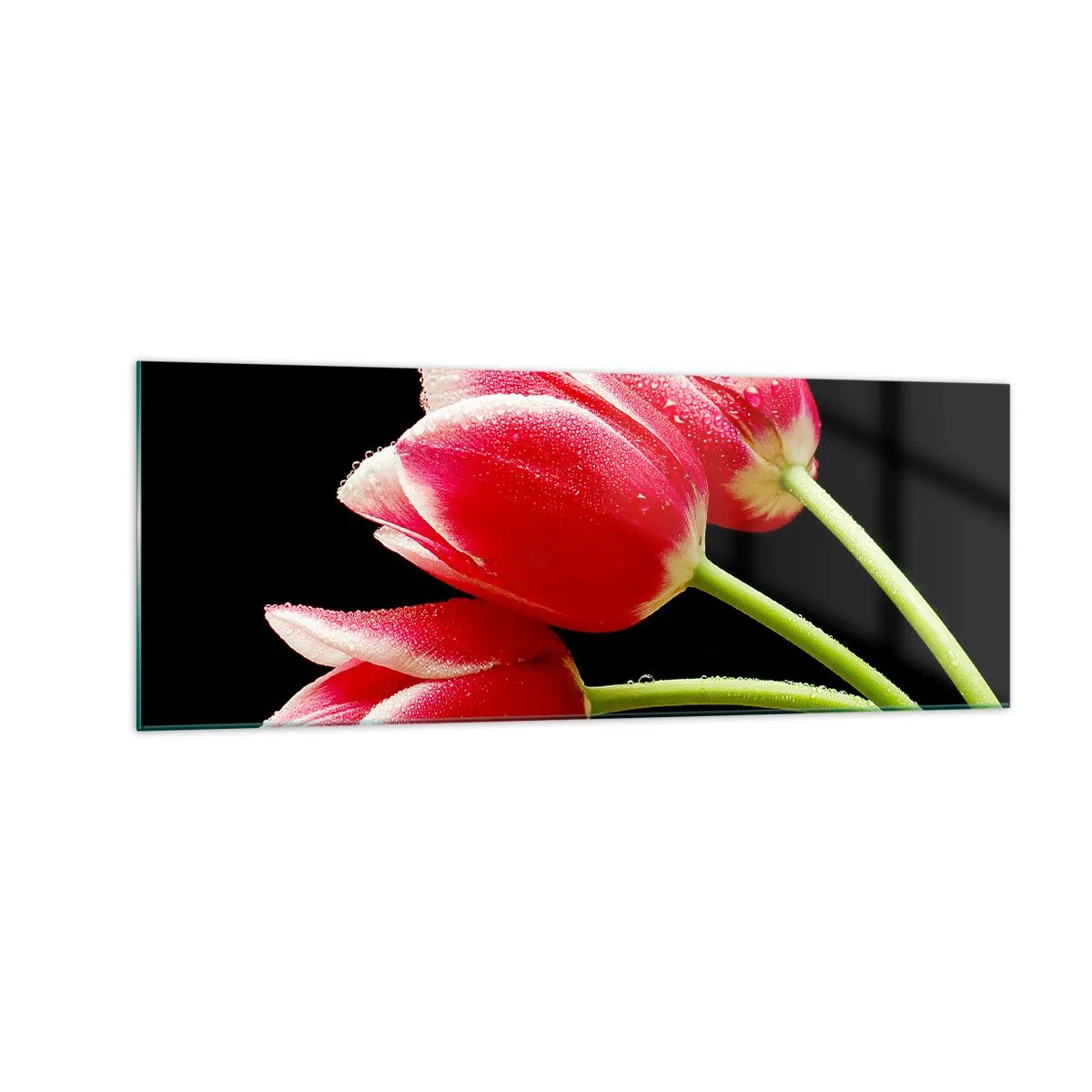 Billede på glas - Løftet om ren kærlighed - 140x50 cm