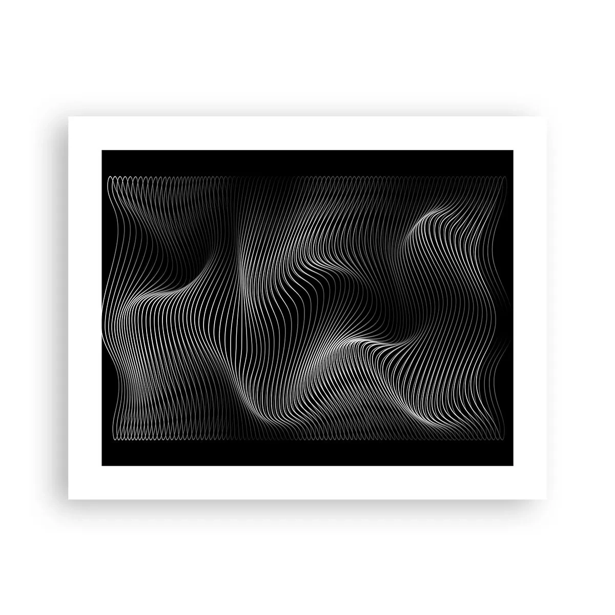 Plakat - Lysets dans i rummet - 50x40 cm