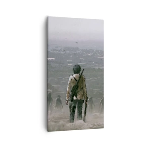 Lærredstryk - Billede på lærred - Den sidste retfærdige person? - 55x100 cm