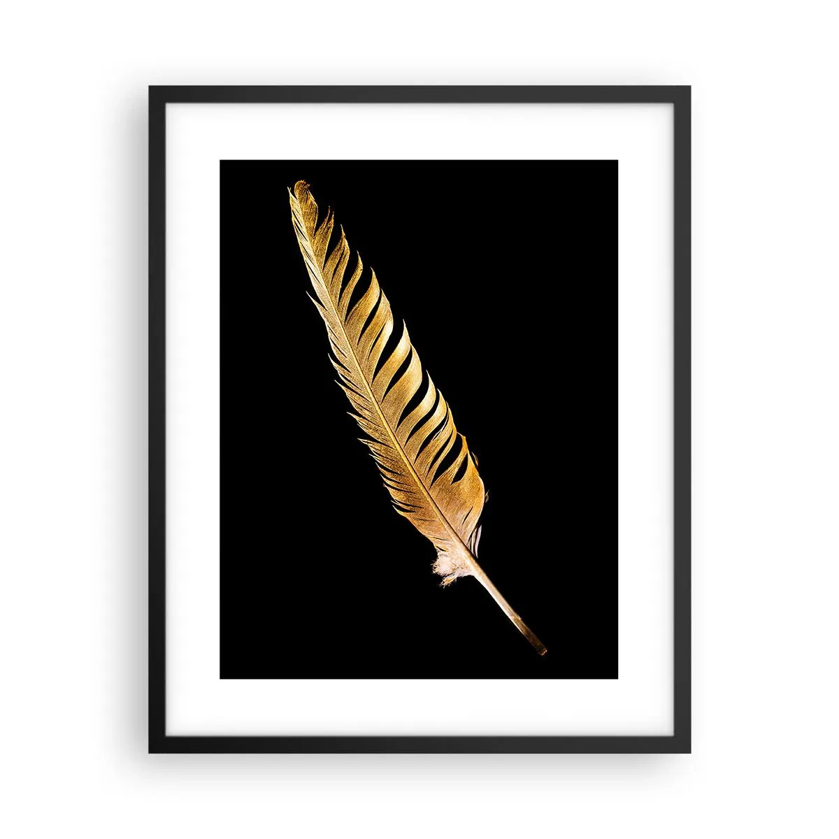 Plakat i sort ramme - Det er ikke nogen ringe præstation, at den... - 40x50 cm