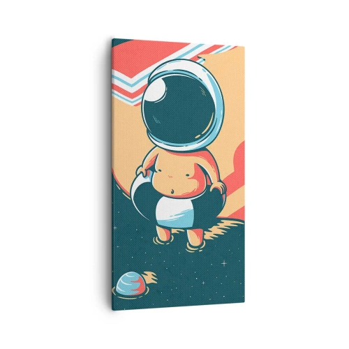 Lærredstryk - Billede på lærred - Fra et andet perspektiv - 55x100 cm