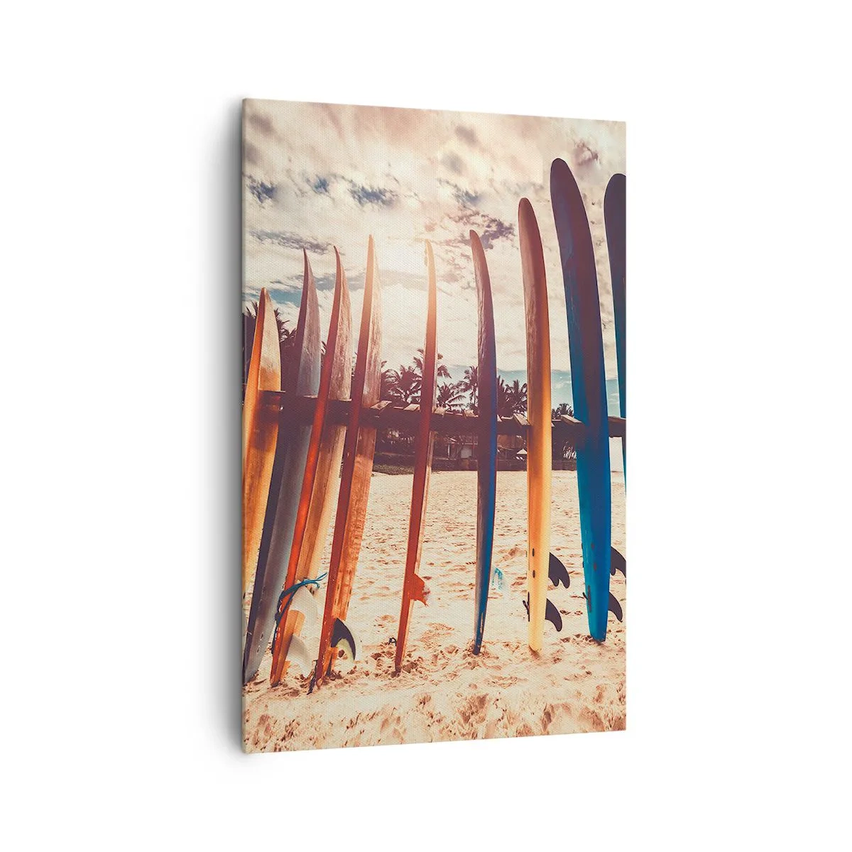 Lærredstryk - Billede på lærred - Godnat, indtil i morgen - 80x120 cm