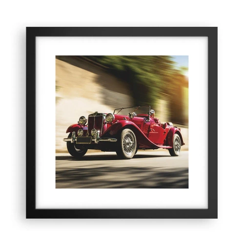 Plakat i sort ramme - Smukkere end Nike fra Samothrake - 30x30 cm