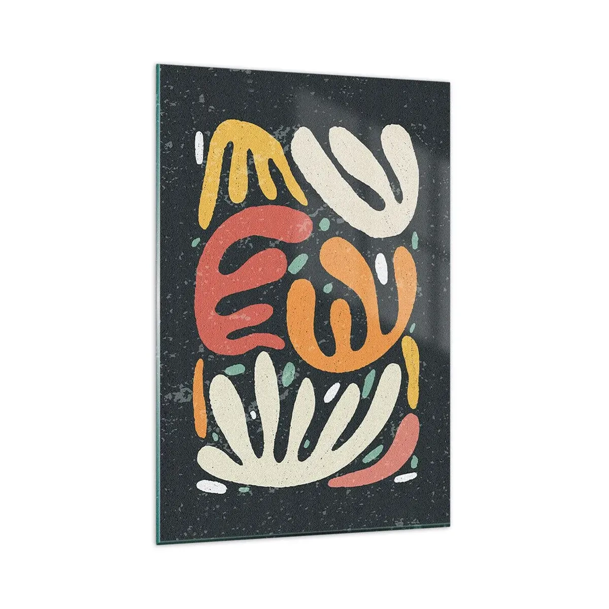 Billede på glas - Komposition - jeg er ved at fange dig - 80x120 cm