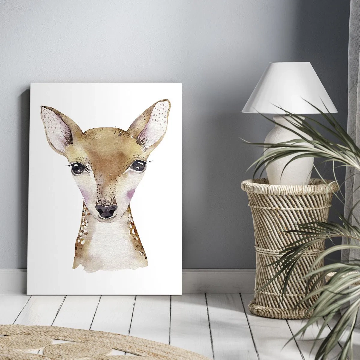 Lærredstryk - Billede på lærred - Uskyldighedens natur - 45x80 cm