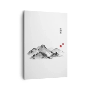 Lærredstryk - Billede på lærred - Langt væk - 50x70 cm