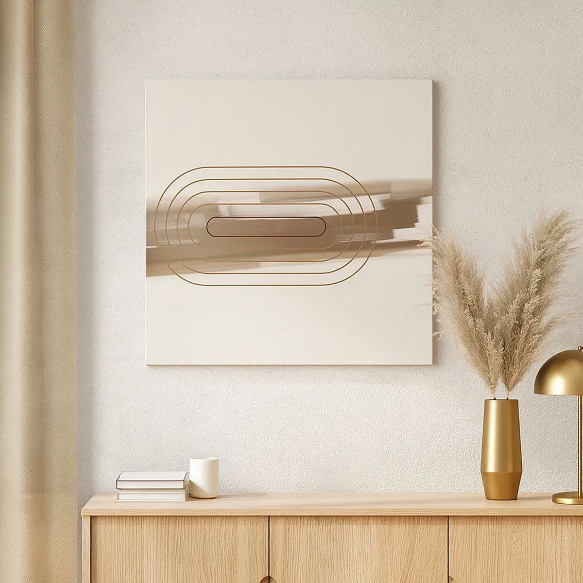 Lærredstryk - Billede på lærred - Et pust af gråvejr - 30x30 cm