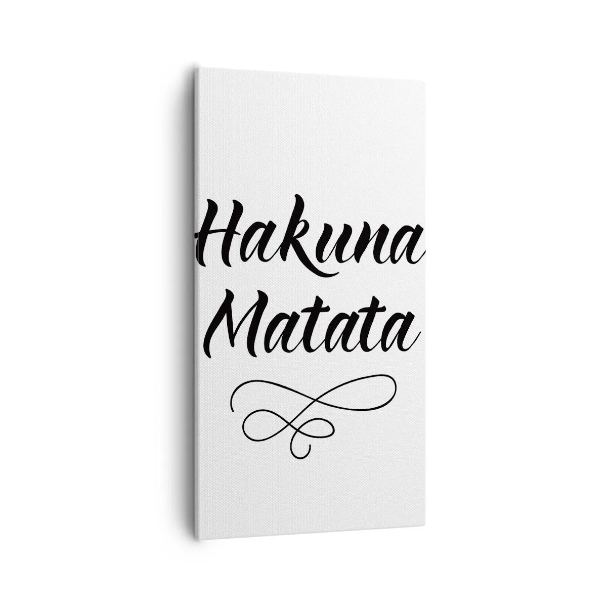 Lærredstryk - Billede på lærred - Bedste råd - 55x100 cm