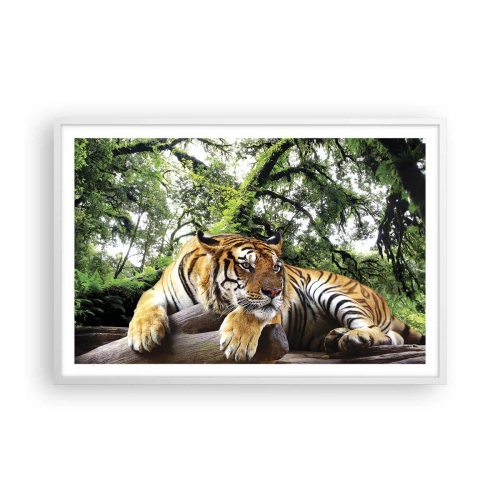 Plakat i hvid ramme - Med venlig hilsen - 91x61 cm