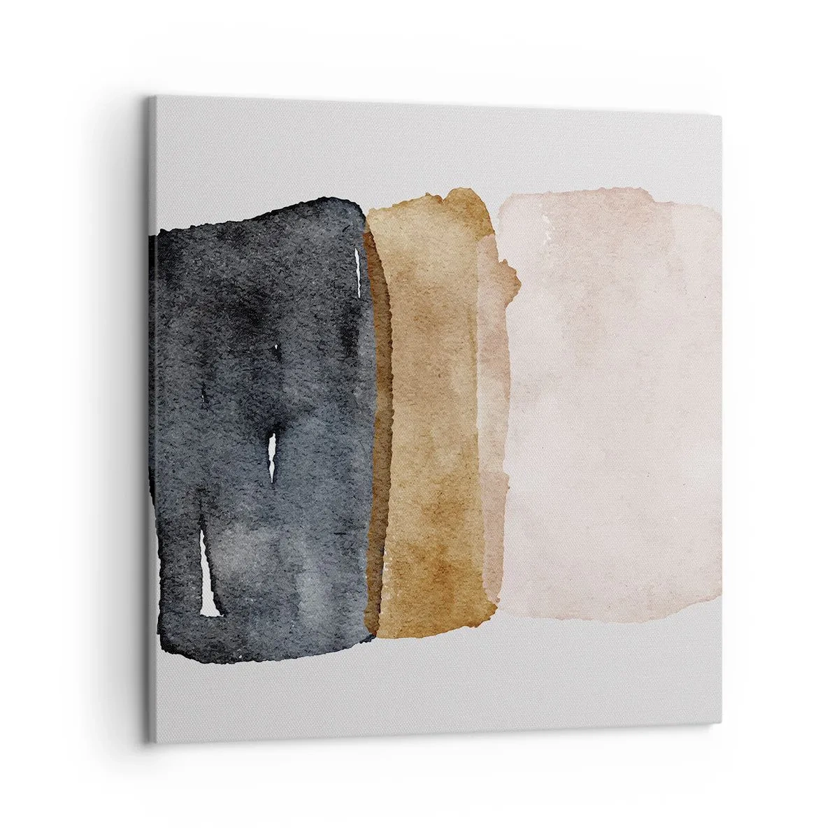 Lærredstryk - Billede på lærred - Sammensætning af jordfarver - 50x50 cm