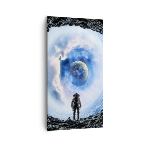 Lærredstryk - Billede på lærred - Ikke langt hjemmefra - 55x100 cm