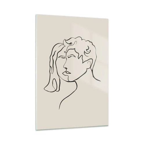 Billede på glas - Og enhed er blevet til - 50x70 cm