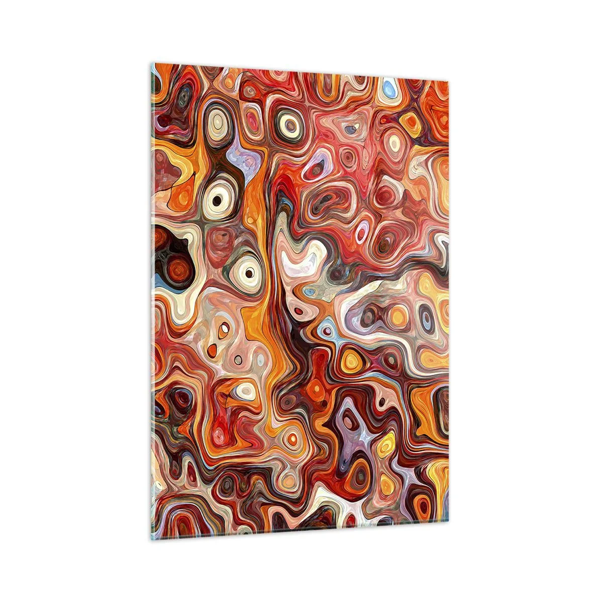 Billede på glas - Hvis nødderne var smeltet i honningen - 50x70 cm