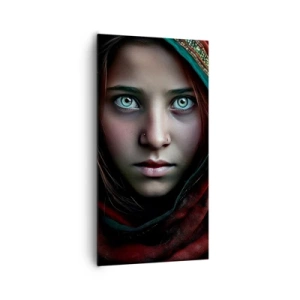 Lærredstryk - Billede på lærred - Østens prinsesse - 65x120 cm
