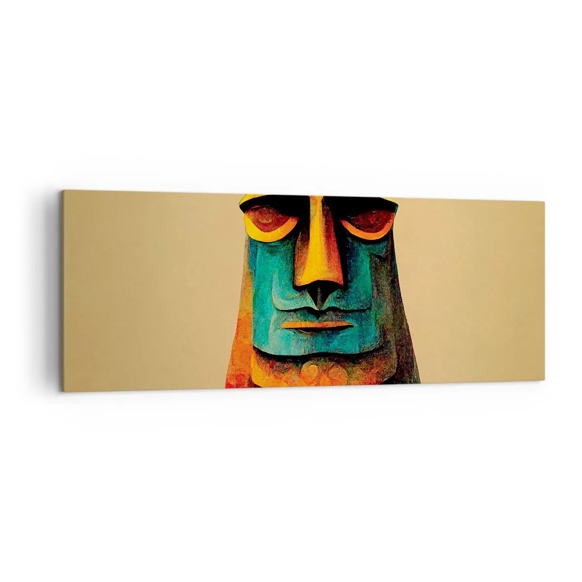 Lærredstryk - Billede på lærred - Statuarisk, men alligevel sympatisk - 140x50 cm