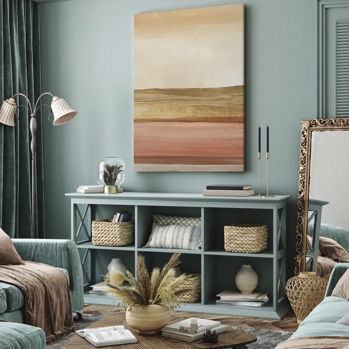 Lærredstryk - Billede på lærred - Lodret sammensætning - 45x80 cm