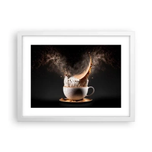 Plakat i hvid ramme - En eksplosion af smag - 40x30 cm