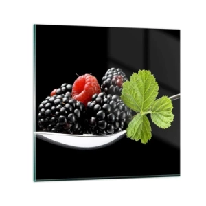 Billede på glas - Smag af friskhed - 50x50 cm