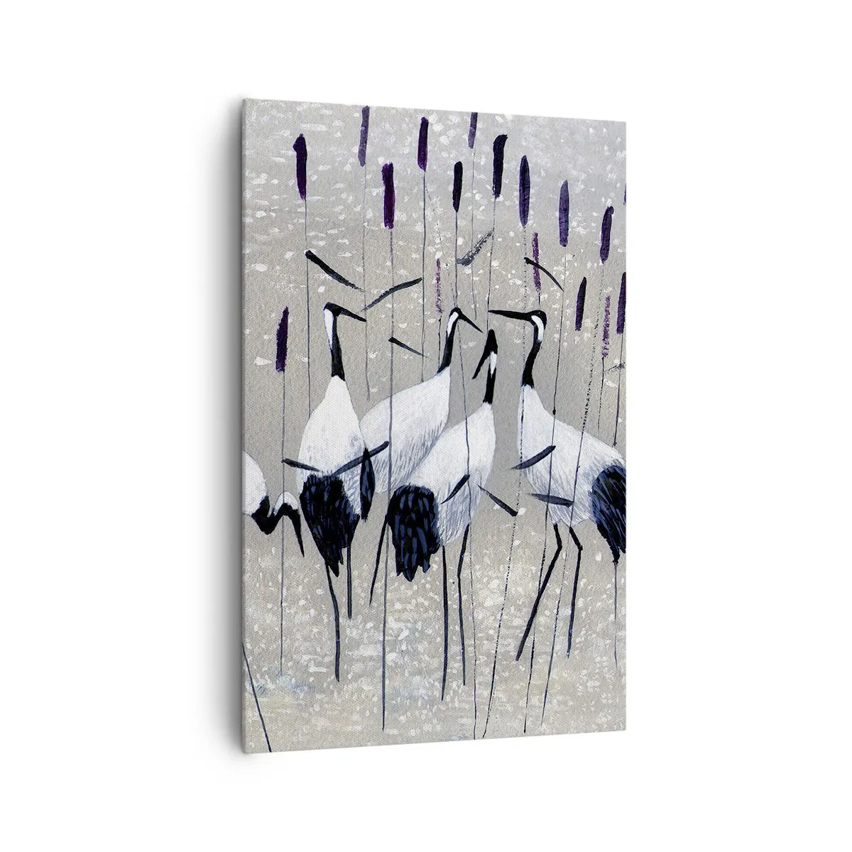 Lærredstryk - Billede på lærred - Blandt sine egne - 80x120 cm