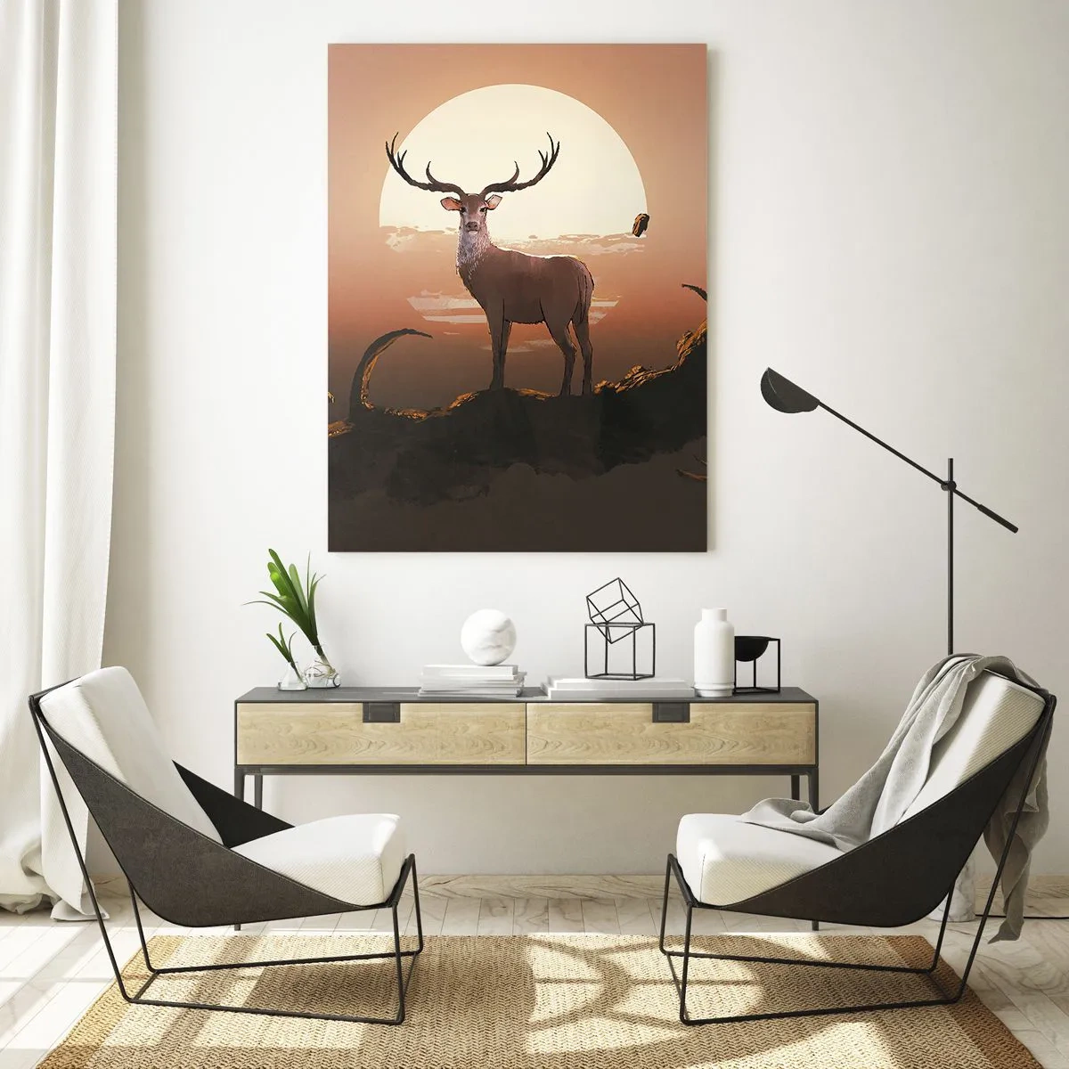 Billede på glas - Denne aften er ikke som alle andre - 50x70 cm