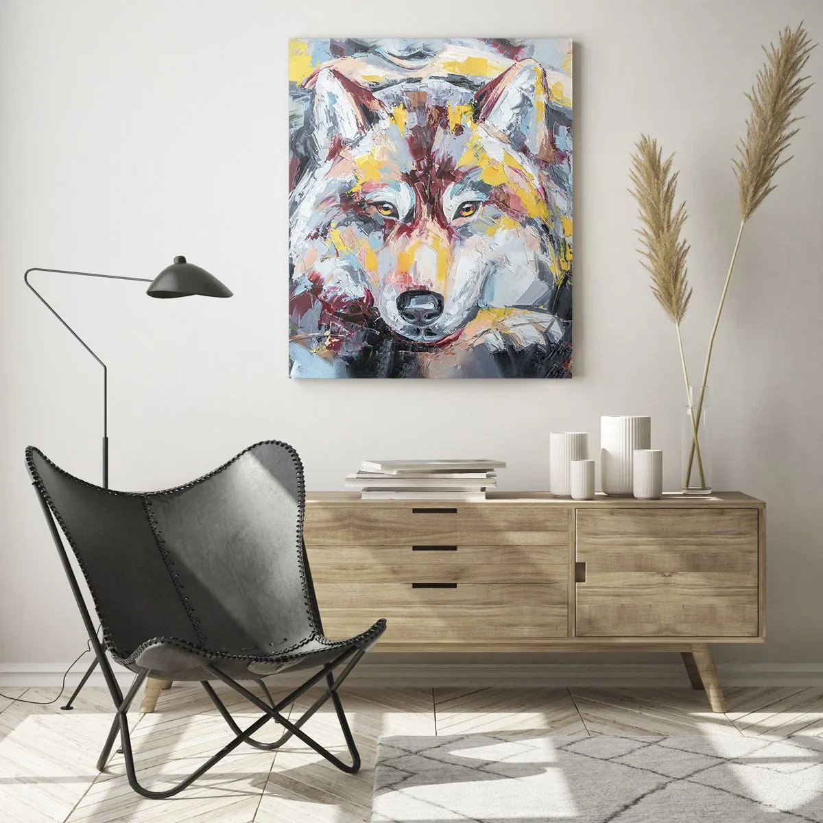 Billede på glas - Fred blandt kære - 70x100 cm