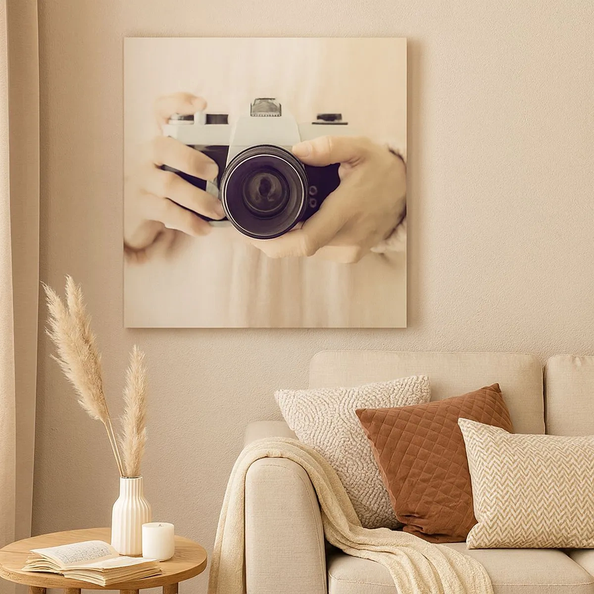 Lærredstryk - Billede på lærred - For at se mere... - 30x30 cm