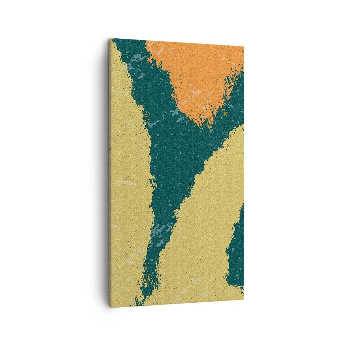 Lærredstryk - Billede på lærred - Abstraktion - i slowmotion - 45x80 cm