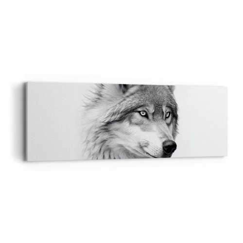 Lærredstryk - Billede på lærred - Alpha - uden tvivl - 90x30 cm