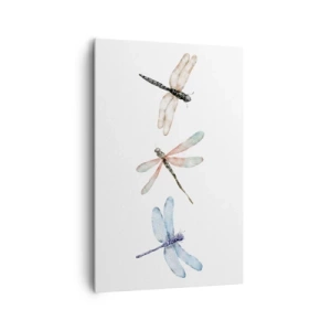 Lærredstryk - Billede på lærred - Vægtløse guldsmede - 80x120 cm