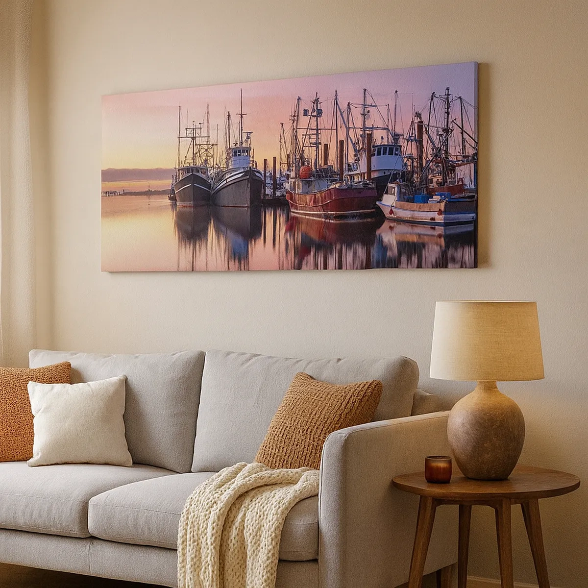 Lærredstryk - Billede på lærred - Før den næste dag - 30x30 cm